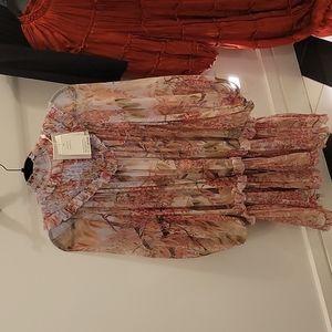 Zimmermann botanica smocked yoke dress nwt size 3